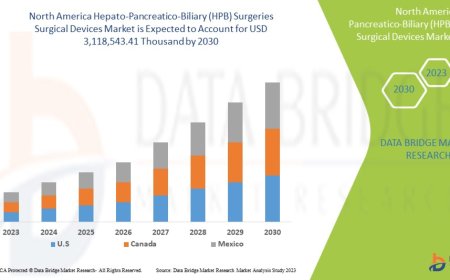 North America Hepato-Pancreatico-Biliary (HPB) Surgeries Surgical Devices Market is growing with a CAGR of 8.7%