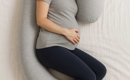 J-Shape Pregnancy Pillow: Comfort Companion for Expecting Moms