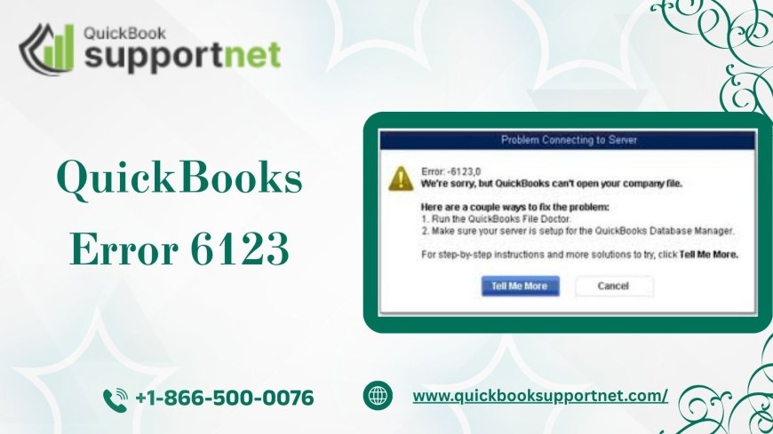 How to Fix QuickBooks Error 6123: Causes, Solutions & Help