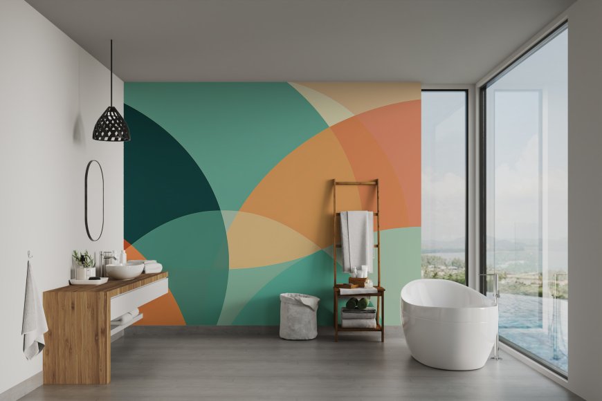 Fresh Looks with Waterproof Bathroom Wallpaper
