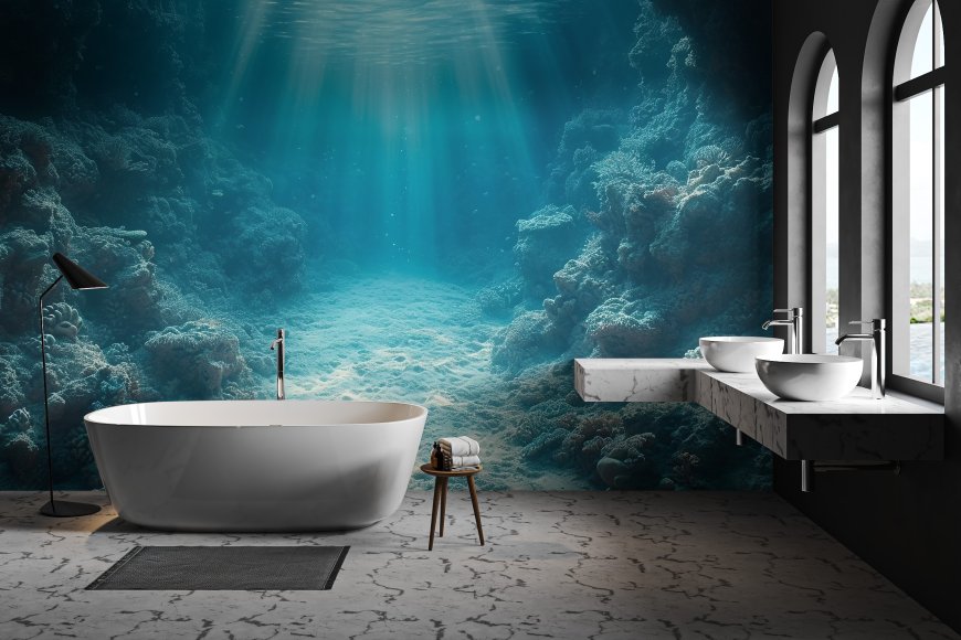 Fresh Looks with Waterproof Bathroom Wallpaper