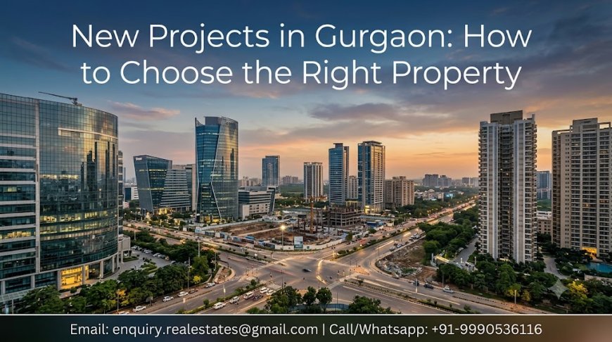 New Projects in Gurgaon: How to Choose the Right Property